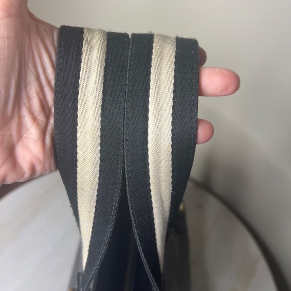 Bally Leather Trainspotting Stripe Tote Bag Unisex - Picture 9 of 13